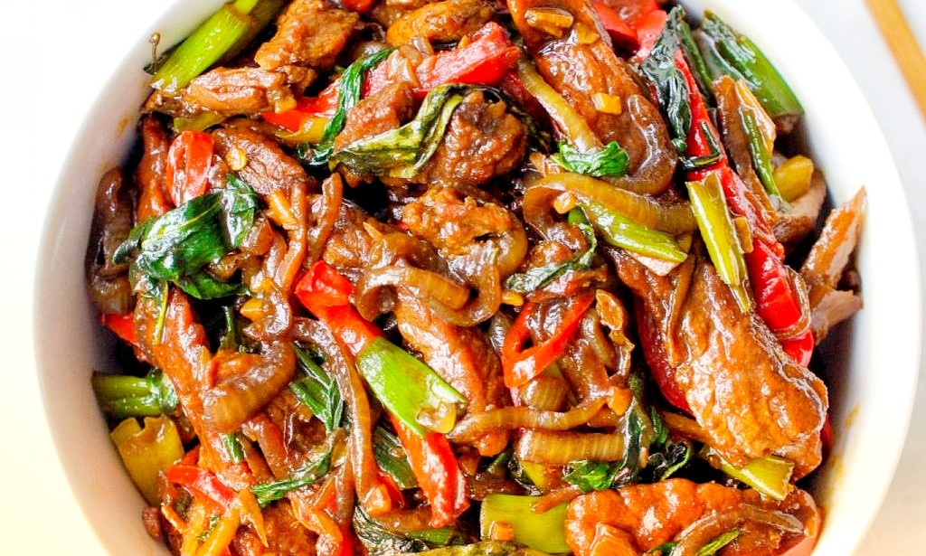 How to make Thai basil mutton stir fry?