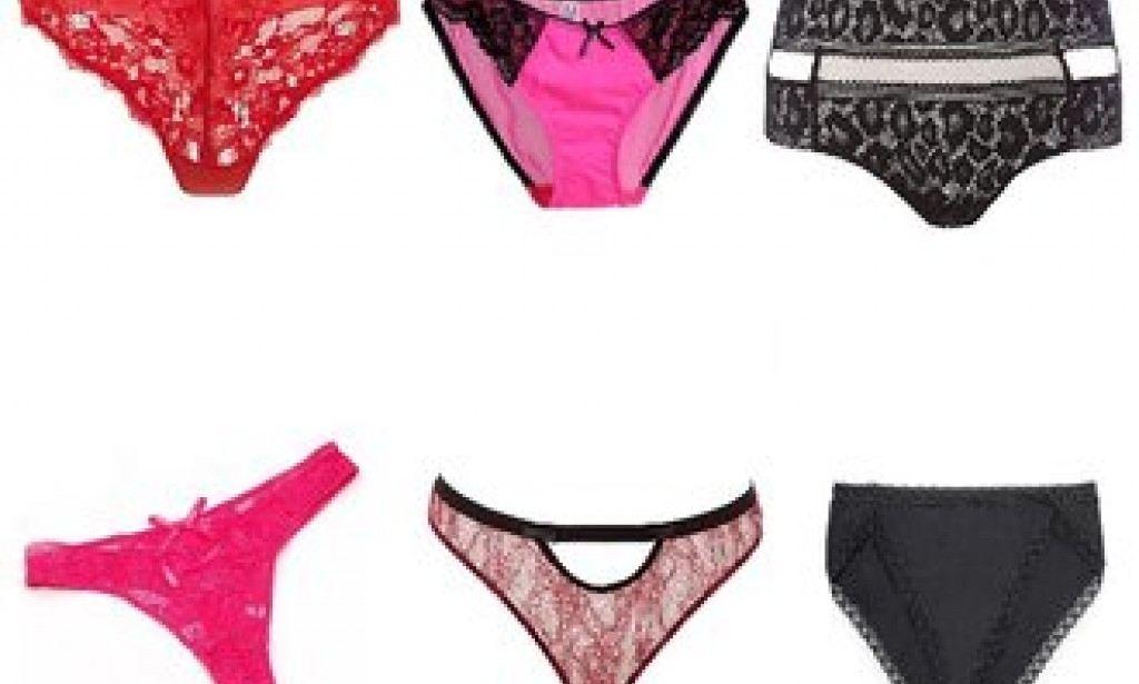 Different type of panties for women