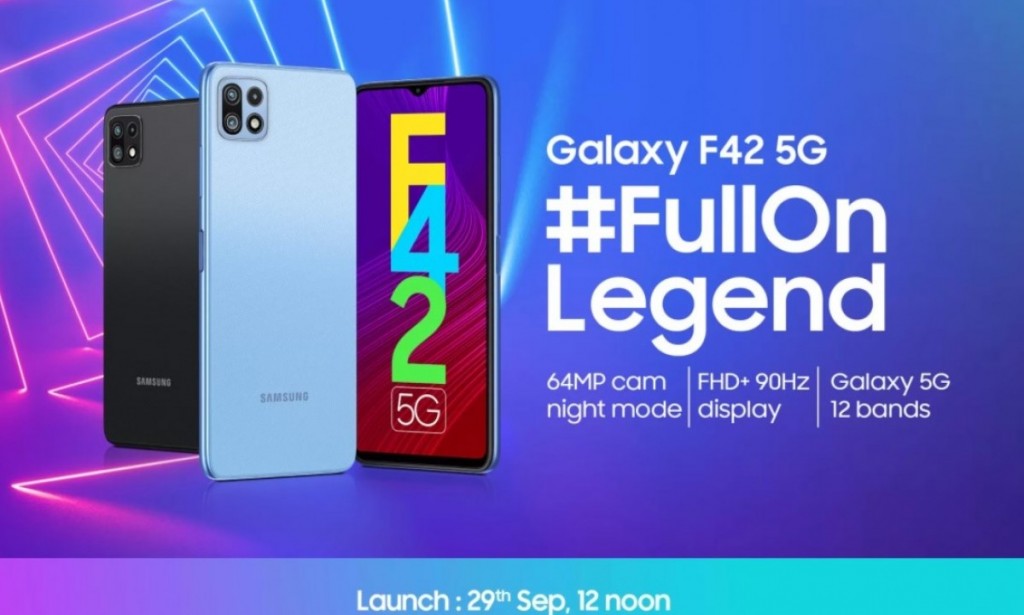 Samsung Galaxy F42 5G Smartphone India Launch Confirmed