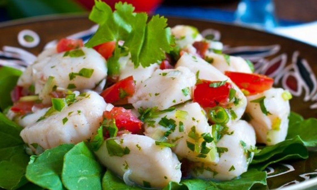 Sea scallop ceviche recipe
