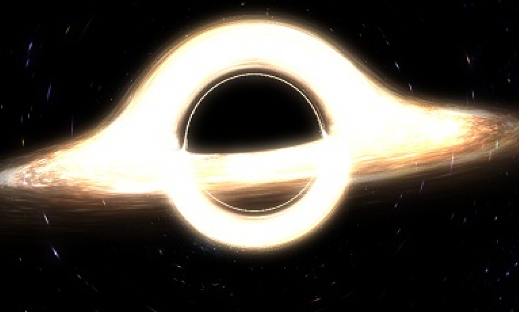 How do you see the back of your head with a black hole?