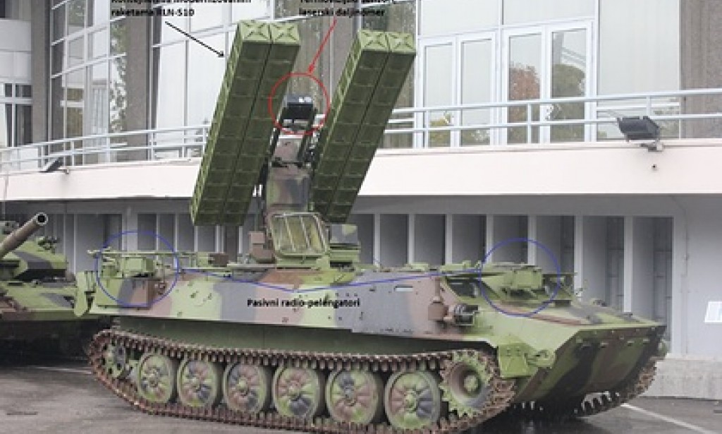In Serbia they made the Soviet "Strela-10M" anti-aircraft system low-noticeable
