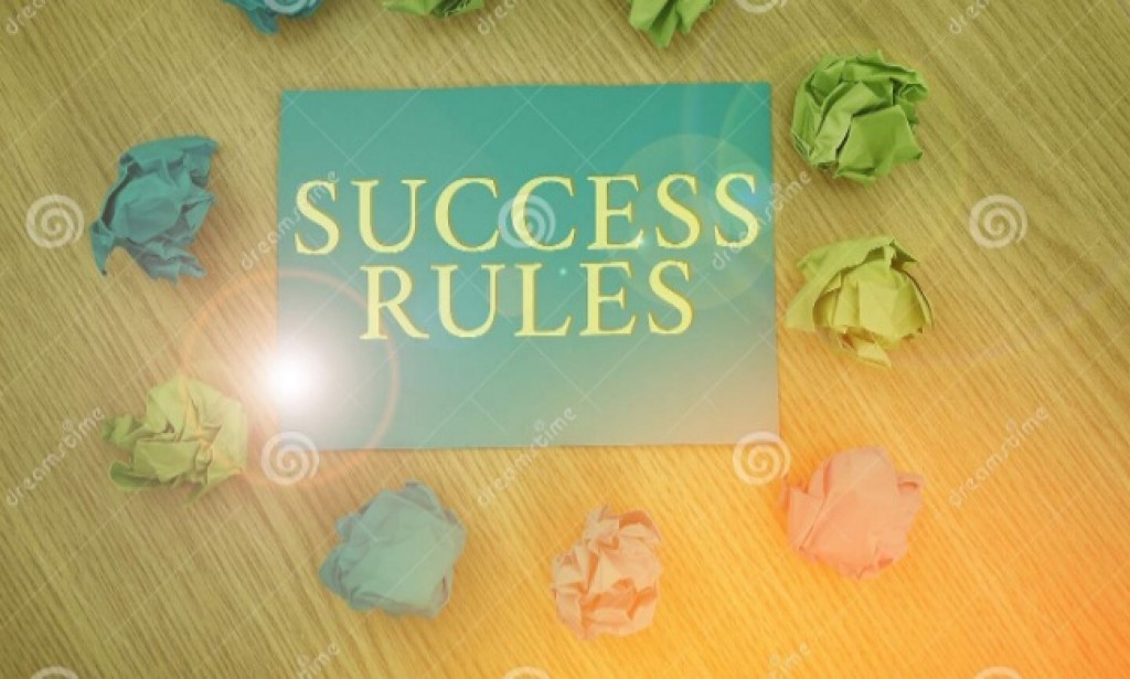 Some rules for a successful life