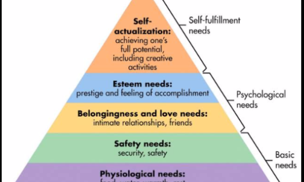 Human Needs that every human being views his or her life