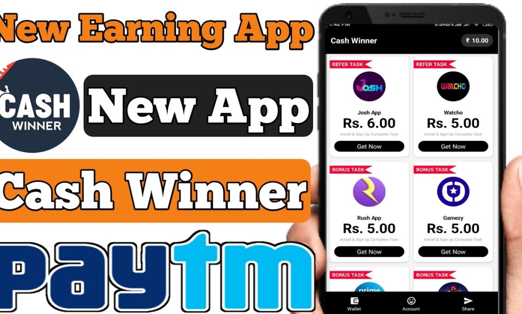 Earn Paytm Cash By Downloading App - Cash Winner
