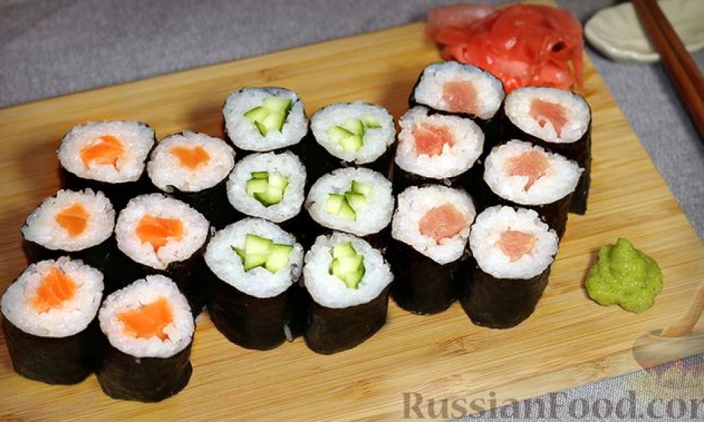 The easiest rolls (maki - sushi) recipe