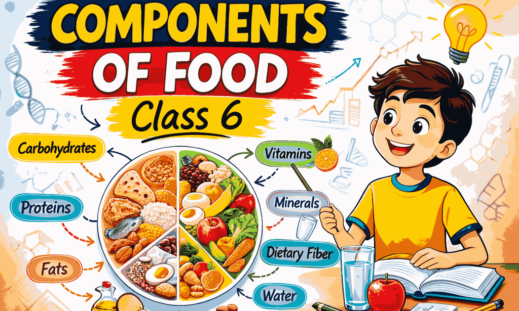 Components Of Food For Class 6